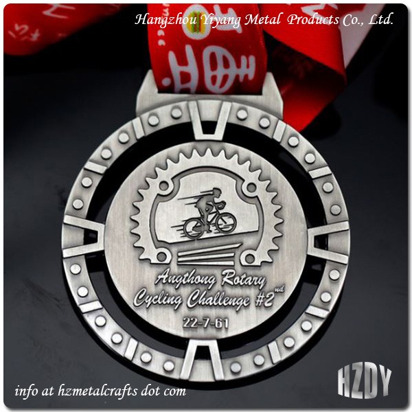 European Style Bicycle Sports Medal Customization